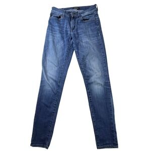 Buffalo‎ David Bitton Jeans Women's Size 27 Blue Faith Mid Rise Solid Denim